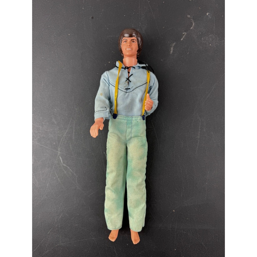 Vintage 1968 Mattel Ken Doll Molded Brown Hair Donnie Osmond Hong Kong
